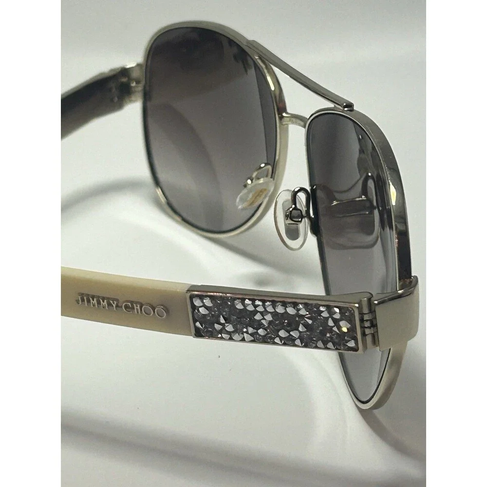 Jimmy Choo BABA/S Light gold cream 59/13/135 WOMAN Sunglasses Used Read